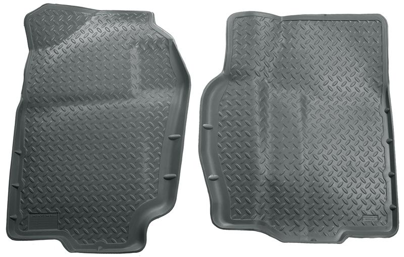 Dodge Ram 2500 Floor Liners - Front - Husky Liners - Classic Style - Gray - `94-`02
